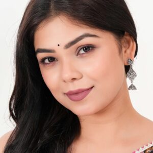 Women's Indian Bollywood Stylish AZ838-OXidised Earrings Traditional Ethnic Jhumka/Jhumki Earrings for Women - Unique Design -AZ838-OX-ER20